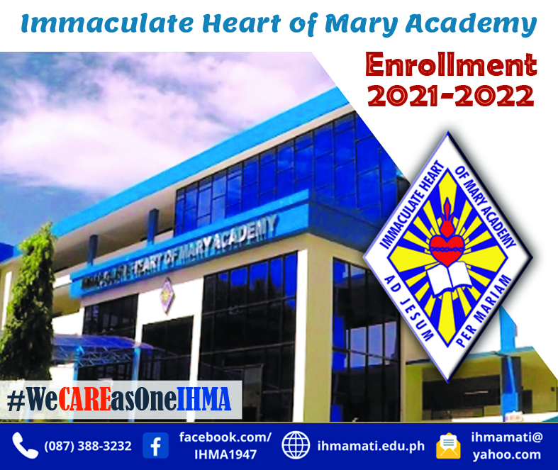 IHMA Enrollment S.Y. 2021-2022 Procedure – Official Website of ...